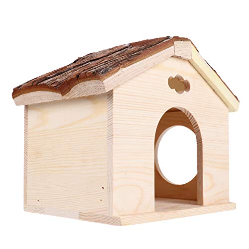 Happyyami 1pc Guinea Pig Kabine Holz Hideout Für Pet Eichhörnchen Chinchilla Hause von Happyyami