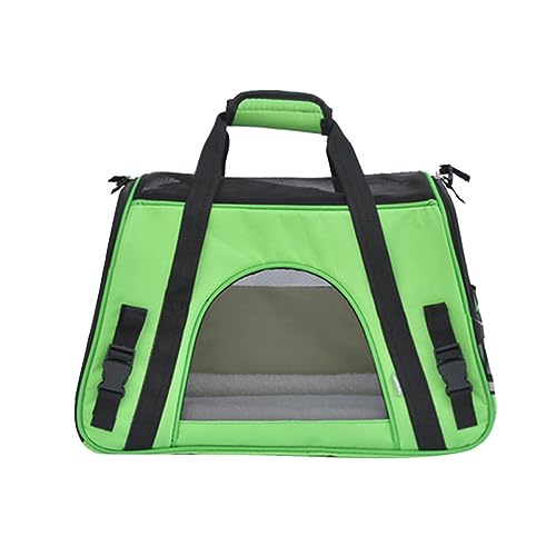 Happyyami 1Stk Hundetasche für draußen Hund geldbörse Transportbox für Haustiere Tragetuch für Katzen Käfig Kiste hundekotbeutel pet Supplies Reisetasche für Katzen Katzentransporter Green von Happyyami