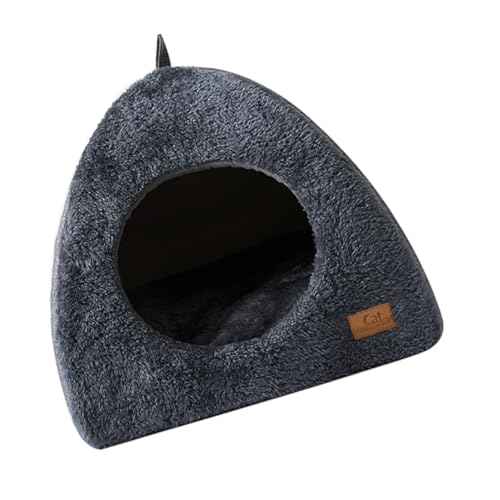 Happyyami 1Stk Katzennest Eingangsbett für Haustiere Schlafnest für Haustiere Katzenhöhle haustierbett pet Bed Katzenhöhlennest Haustier Höhlennest Zwinger Katzenhaus Katzenmatte Tuch von Happyyami