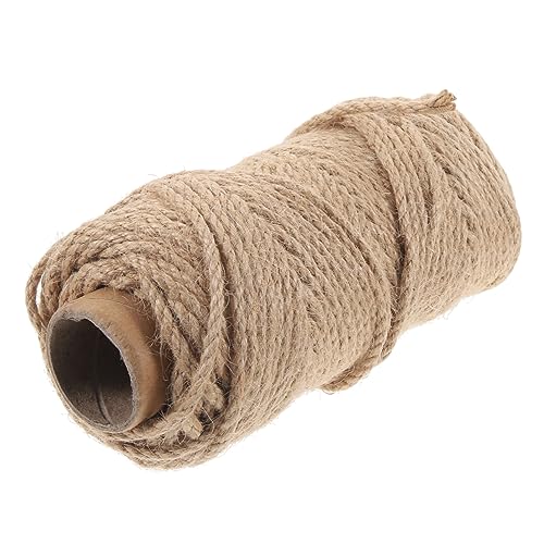 Happyyami 1Stk Vintage Schnur Katzenkrallenseil kratzbaum sisal Seil kratzbäume für Katzen DIY Katzenspielzeug DIY Seil bastelschnur Katzenkratzseil Katze kratzt Hanfseil Mehrzweck-Hanfseil von Happyyami