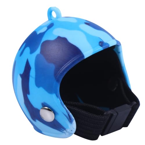 Happyyami 1Stk Vogel Hut Kopfbedeckung Hühnerhelm Hühnerhelme Kopfbedeckung mit Vogelmütze Vogelspielzeug Hundehelm Vogelzubehör Vogelhelm Haustier Helm Schutzhelm für kleine Haustiere von Happyyami