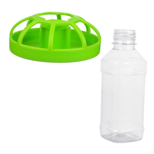 Happyyami 1Stk Wasserzufuhr Wasserspender für Reptilien Tränke Drachen Trinken Schildkröte Reptilien wasserschale automatischer wasserspender Futternapf Wasser Trinkschale Plastik Green von Happyyami