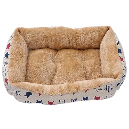 Happyyami 1Stk für Haustierbetten tierkissen pet bed hundebetten Hunde bettchen dog house hundehaus Bett Haustier warmes Plüschbett für Haustiere Hundehütte von Happyyami