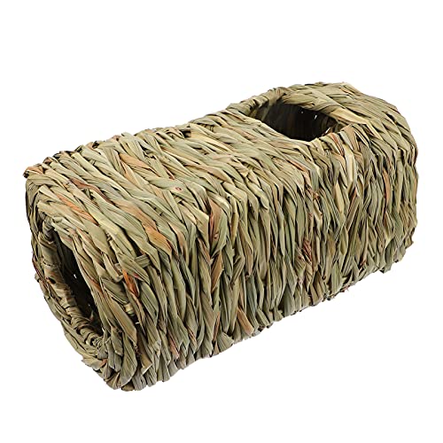 Happyyami 1pc Hamster Tunnel Spielzeug Natürliche Futtersuche Nest für Tiere für Hamster Meerschweinchen Dutch von Happyyami