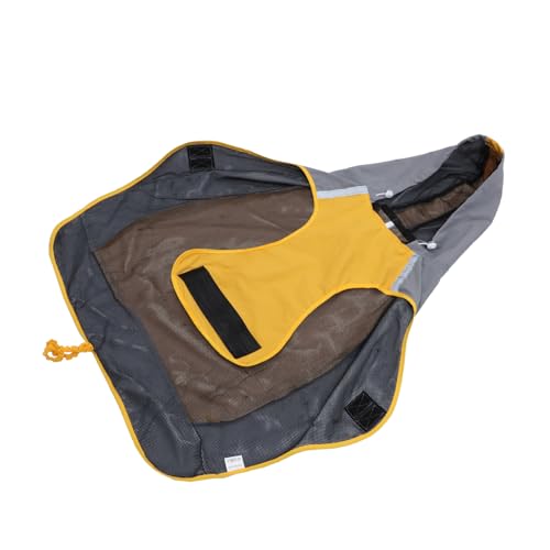 Happyyami 1stk Hundejacke Regenmantel Für Haustiere Welpen-Kapuzen-Slicker Hundeoverall Große Hundekleidung Tierische Kleidung Kleine Hundekleidung Hundebedarf Regenjacke Für Hunde Polyester von Happyyami