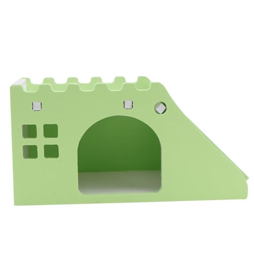 Happyyami 1stk Little Pet Staircase Villa Hamstervilla Eichhörnchen Spielzeug Hamsterhäuser Und Verstecke Für Kleine Haustiere Haustierhaus Hamsterhaus Green Hölzern von Happyyami