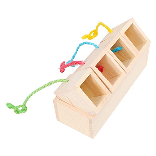 Happyyami Tragbare Papagei Feeder Spielzeug Sicher Vogel Futtersuche Box für Mini Ara von Happyyami