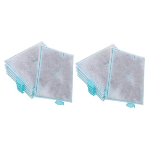 Happyyami 2 Kisten Aquariumfilter Aquarium Cleaner aquaristik zubehör Schwammfilter für Aquarium Tragbare Filterwatte Wattepads Sieb Filterwatte aus Baumwolle verdickte Filterwatte von Happyyami