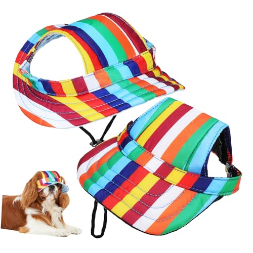 Happyyami 2 STK Hut Haustier im Freien herauf Hundemütze Welpenmützen Hüte für Hunde Hund Sonne Kappe hundemantel Dog Raincoat Hundemützen Hundemütze für kleine Hunde Oxford-Stoff von Happyyami