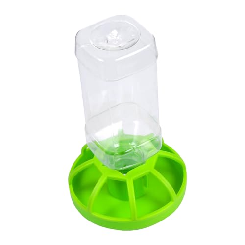 Happyyami 2 STK Wasserzufuhr Flasche Gecko Schlange Spender Teich Schwimmbad Wasser- Tank Gummiartig Brunnen Eidechsen-wasserschale Panzer Container Anlage Kühler Pumpe Green Plastik von Happyyami