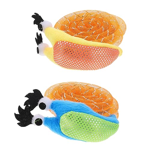 Happyyami 2 STK zum Klauenschleifen Katze spielt Knisterbälle für Katzen Kratzer interaktives Funny Toys cat Toy Kätzchen- für Haustierkatzen Plüsch von Happyyami