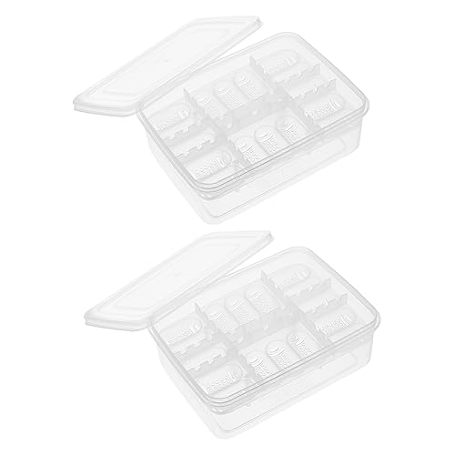 Happyyami 2 Stück 16 Inkubation Sbox Für Krabbel Tiere Froschzuchtbecken Inkubator Eierbrutapparate Reptil Schraffur Brutkasten Für Hühnereier Gecko-bruttablett Transparent Plastik von Happyyami