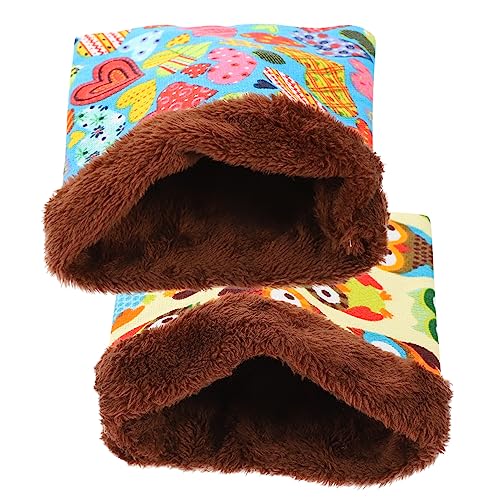 Happyyami 2stücke Hamsterschlafsack Warmer Bett Für Meerschweinchen Igel Käfig Schlaf Tasche Bequemer Schlafsack Für Kleine Haustiere Spielzeug Nest Happyyami 2stücke Hamsterschlafsack Warmer Bett Für Meerschweinchen Igel Käfig Schlaf Tasche Bequemer Schlafsack Für Kleine Haustiere Spielzeug Nest von Happyyami