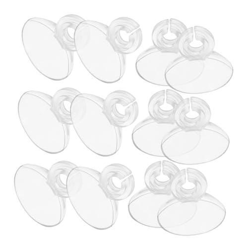 Happyyami 20St Saugnapf für Suction Cup saugnäpfe Halterung aquarienkies saugnapf Teller passenge Tank-Saugnapf-Clips Saugnapf-Clips für Aquarien Abs von Happyyami