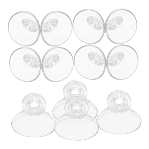 Happyyami 20St Saugnapf für Suction Cup saugnäpfe sichern passenge launsauger Aquarium- -Clip Praktische Sauerstoffschlauchklemmen Abs von Happyyami