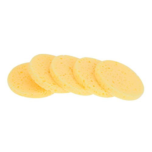 Happyyami 25St Krabbenfeuchtigkeitsschwamm Spielzeugkrabbe Einsiedlerkrebs-Feuchtigkeitsschwamm hydramoist Make up Sponge Feuchtigkeitsversorgung für Aquarien ungebleichter Krabbenschwamm von Happyyami