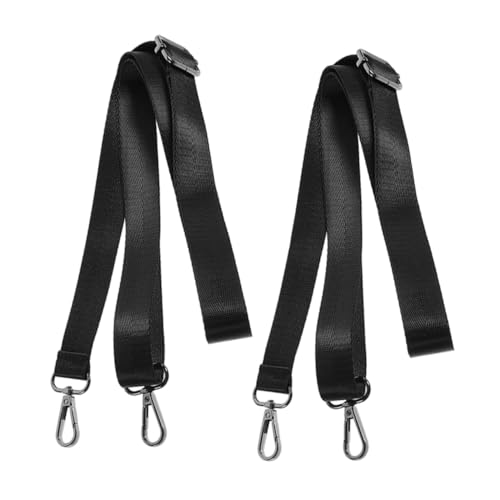 Happyyami 2St Beingurte für Pferdedecken elastische Pferdedeckengurte Ersatz-Elastikbänder Pferde-Eimer-Aufhänger Dehnbare Beingurte elastischer Schweifriemen Winterdeckengurte Nylon Black von Happyyami