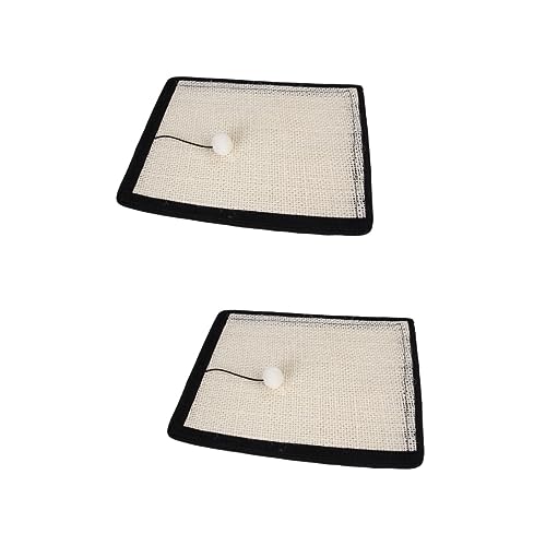 Happyyami 2St Katzenspielzeug katzenmöbel cat Furniture katzrnzubehör Katzenkratzspielzeug Kratzteppich für Katzen Krallenspielzeug für Katzen Katzenkratzer Kratzmatte für Katzen von Happyyami