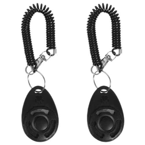 Happyyami Interaktives Hundespielzeug: 2 Stück Hund Mit Armband Haustier Gehorsamstraining Clicker Sound Tool Für Schnelle von Happyyami