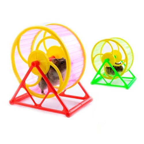 Happyyami 2St Laufrad für Haustiere Spielzeug für Hamster Laufrad Hamster-Sportspielzeug Rattenrad nager Spielzeug kleintierspielzeug Laufrad für kleine Haustiere Laufrad für Hamster von Happyyami