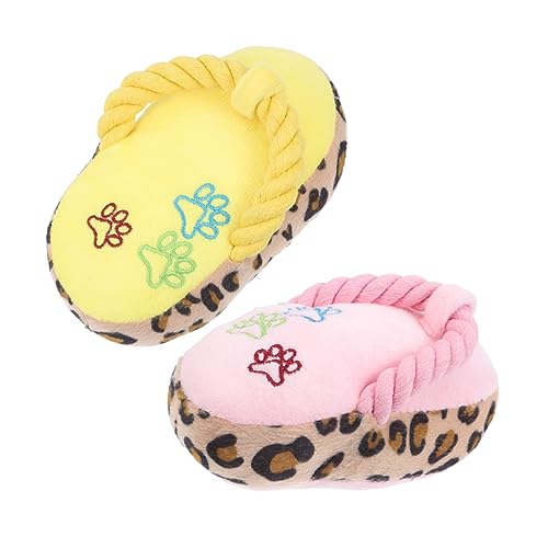 Happyyami 2St Spielzeug chew Toy Hunde spielsachen für große Hunde Plush Toy Hunde Accessories gefülltes Faultier Plüschtier Interaktiver Plüsch für Welpen Haustierbedarf Hundebedarf Rosa von Happyyami