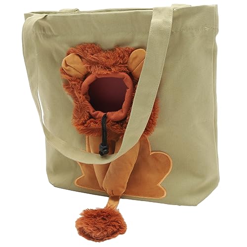 Happyyami 2St Umhängetasche Katzentragetasche Tragetasche aus Segeltuch für Haustiere Katzenträger Kätzchenträger Dog Carrier Bag Katzen Handtasche Katzentransporter tragbarer Welpenträger von Happyyami