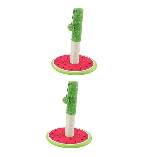 Happyyami 2St kratzbaum für Katzen Kätzchen Spielzeug Krallenkratzer für drinnen Kratzmöbel für Katzen interaktives katzenspielzeug Katzentürme Spielzeuge Kätzchen Indoor-Spielzeug Kratzstab von Happyyami