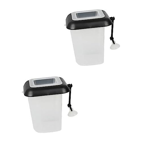 Happyyami Futterbecher Für Aquarien Plastische Behälter Für Blutwurm Futter Ideale Futterstation Für Fische Und Aquarium Futterspender von Happyyami