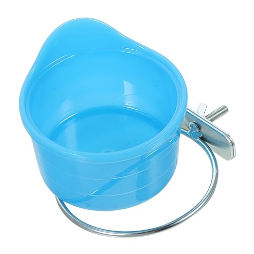 Happyyami 2st Käfig Taube Coop Wachtel Haustier Grübler Fisch Bausatz Futterspender Fressnapf Für Nymphensittiche Papagei Hängebecher Kleiner Vogelfutterhalter Vogelfütterer Blue Plastik von Happyyami