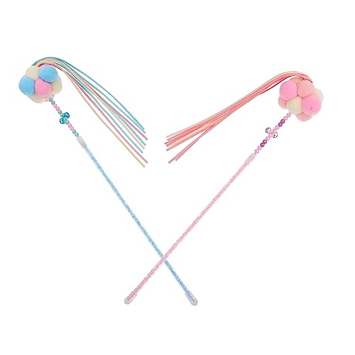 Happyyami 2stücke Katzenangel Mit Interaktivem Spielzeug Katzenspielzeug Für Aktives Spielen Teaser-Stick Bewegungsfreude Und Neugier Bei Katzen Happyyami 2stücke Katzenangel Mit Interaktivem Spielzeug Katzenspielzeug Für Aktives Spielen Teaser-Stick Bewegungsfreude Und Neugier Bei Katzen von Happyyami