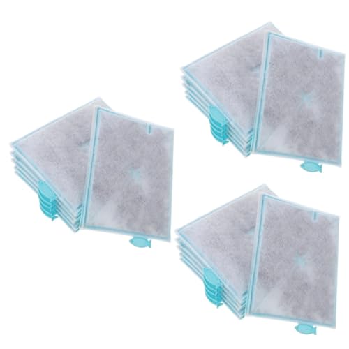 Happyyami 3 Kisten Aquariumfilter Aquarium Cleaner aquaristik zubehör Aquarienfilter für zu Hause Filtermedien für Aquarien Sieb Wattepads Versorgung mit Aquarien Filterwatte tragbar von Happyyami