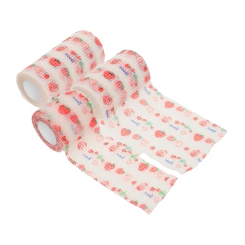 Happyyami 3 Rollen Anti-schmutz-Verband Für Hunde Wundverband Für Hunde Dekorative Hundebandagen Hundestiefel Multifunktions-katzenbandage Fußband Für Hunde Ellenbogenbandage Für Hunde Vlies von Happyyami