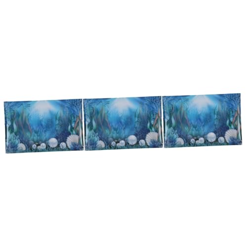 Happyyami 3st Aquarium Hintergrundpapier Pflanzendekor Aquarium Dekorative Bilder Aufkleber Für Fischbecken Dekorativer Aquarienaufkleber Pflanzen Dekor Papier Für Aquarien 3D Panzer von Happyyami