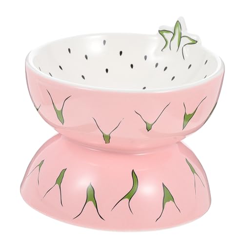 Happyyami 3St Keramiknapf für Haustiere Katzennäpfe pet Water Bowl Katzenfütterung Wasserversorgung Katzenzubehör katzenfutter Katzennapf Hundenapf Entzückender Musternapf für Haustiere Fase von Happyyami