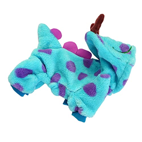 Happyyami 3St Verwandlungskostüm für Haustiere Hund Warmer Drache Bequeme Hundekleidung Plüsch Halloween Costume Halloween kostüme Welpen kreative hundekleidung Winddichtes Hundekostüm von Happyyami