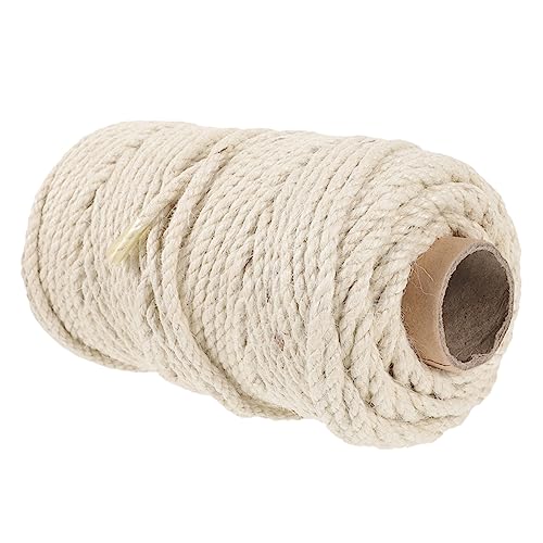 Happyyami 4 Rollen Kletterseil für Katzen sisal seile sisalseil Kratzbaum-Ersatzseil verschleißfestes Kratzbaumseil Wohnkultur Robustes Kratzseil für Katzen multifunktionales Hanfseil Weben von Happyyami