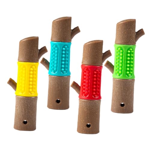 Happyyami 4er-Pack Hundekauspielzeug Interaktives Spielzeug Für Hunde Sicheres Robustes Schleifspielzeug Lustiges Design von Happyyami