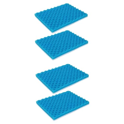 Happyyami 4 Stück Filterwatte Für Aquarien Betta Fisch Filter Für Schildkrötenbecken Aquarienfilterabdeckung Schildkrötenpanzer Filterpads Aus Schaumstoff Filtermaterial Verdicken Schwamm von Happyyami