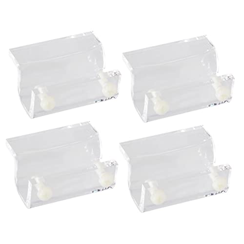 Happyyami 4stücke Teiliges Acryl-fischbecken- Stabiler Aquarium-träger Für Praktischer Deckelhalter Für Aquarien Und Terrarien Weißes Design Für Offene Becken Happyyami 4stücke Teiliges Acryl-fischbecken- Stabiler Aquarium-träger Für Praktischer Deckelhalter Für Aquarien Und Terrarien Weißes Design Für Offene Becken von Happyyami