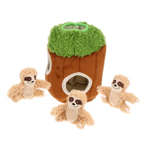 Happyyami 4 Stück Haustier Interactive Dog Toys interaktives Kauspielzeug für Welpen kleines hundespielzeug Haustier Hund Interaktives Hundesuchspielzeug Plüsch von Happyyami