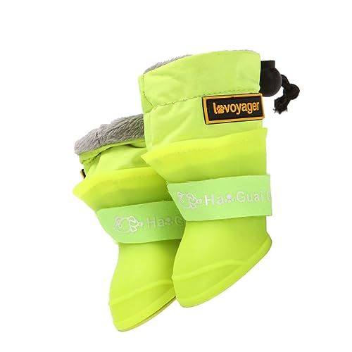 Happyyami 4 Stück wasserdichte Haustier Regenstiefel Hunde Regenstiefel wasserdichte Regenstiefel wasserdichte Regenschuhe Haustier Regenfußschutz Hunde Regenschuhe Outdoor Schuhe Für von Happyyami