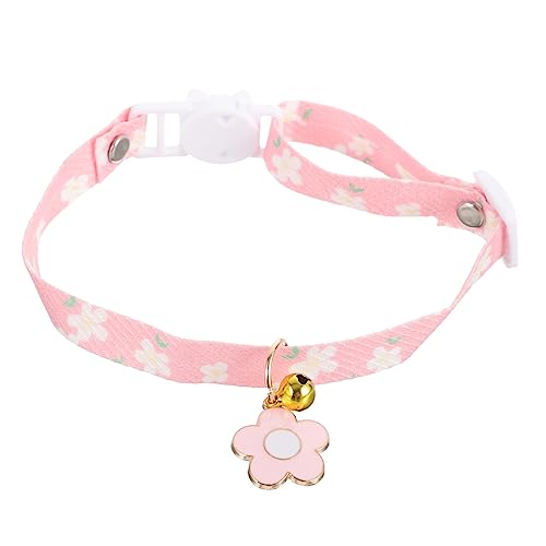 Happyyami 5St Haustierhalsband sicherheitsschloss hundezubehör elastischer Sicherheitshalsriemen verstellbare für Haustiere verstellbares Welpenhalsband Kätzchen-Kragen niedlich von Happyyami