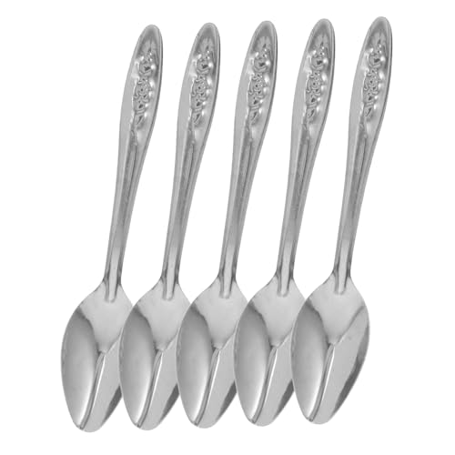 Happyyami 5er Set Futterlöffel Aus Edelstahl Für Vögel Fütterungslöffel Für Papageien Und Wellensittiche Ideal Für Flüssigkeiten Und Futter Vogelpflege Zubehör von Happyyami