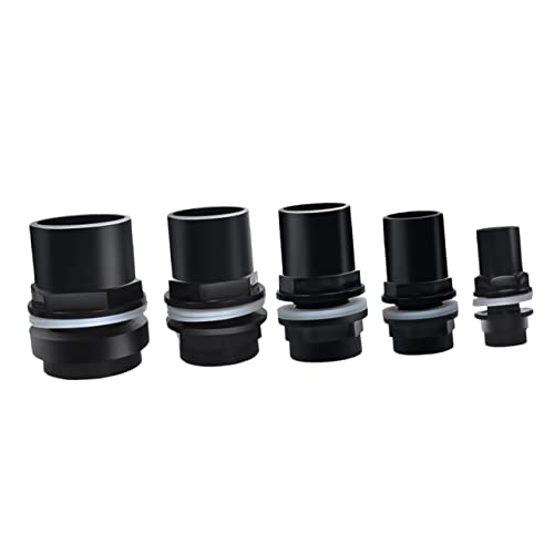 Happyyami 5st Wasserdichter Stecker Schlauchbefestigungen Schlauch Y- Tap- Schlauchanschluss Klimaanlagenrohr Luft Im Aquarium Regentonnen-zapfensatz Tank Wasserrohre Black von Happyyami