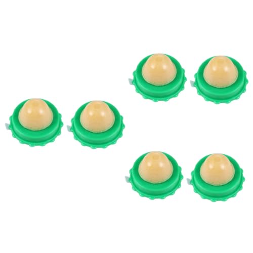 Happyyami 6 STK Katze süß Süßigkeitenspielzeug Katzenminze Lutscher Catnip Ball kätzchen behandelt energieball Katzen cat Toys Snack für Haustiere Katze Katzenminze Ball Green von Happyyami