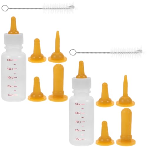 Happyyami Nuckelflasche Katzenbaby Saugflasche Welpen 6 Sets Babyflasche Baby Kleintiere Kleiner Hund von Happyyami