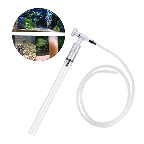 Happyyami Aquarium Bodengrundreiniger Siphon Effektiver Wasserfilter Für Fischteich Und Aquarien Sand Und Kiesreiniger Für üheloses Entfernen Von Mulm Und Schmutz von Happyyami