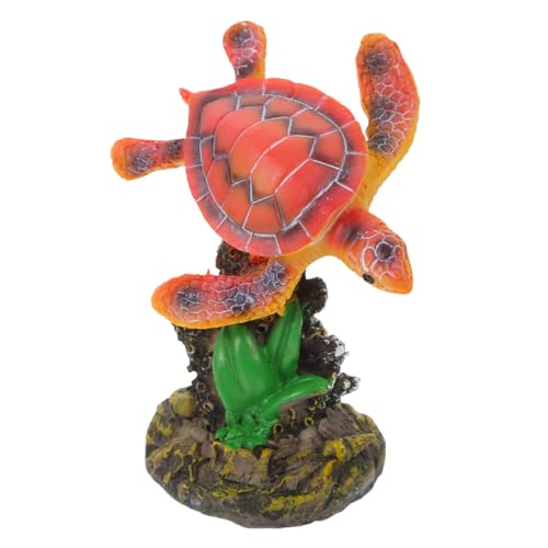 Happyyami Aquarium-Ornament Meeresschildkröte Figur Plastikschildkröte Modell Unterwasser- für Aquarium Dekorative Meerestiere Happyyami Aquarium-Ornament Meeresschildkröte Figur Plastikschildkröte Modell Unterwasser- für Aquarium Dekorative Meerestiere von Happyyami