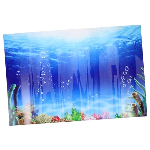 Happyyami Aquarium Hintergrundaufkleber Aufkleber Für Aquarien Nagelaufkleber Aquarium Dekoration Kleiner Aquarium Hintergrund Aquarium Wanddekoration Aquarium Wanddekoration von Happyyami