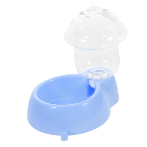 Happyyami Automatischer Haustier Wasserspender Für Katzen Und Hunde Blauer Wassernapf Im Pilzdesign Ideal Für Zuhause Oder Unterwegs Mit Einfacher Handhabung Und Hygienischem Material von Happyyami